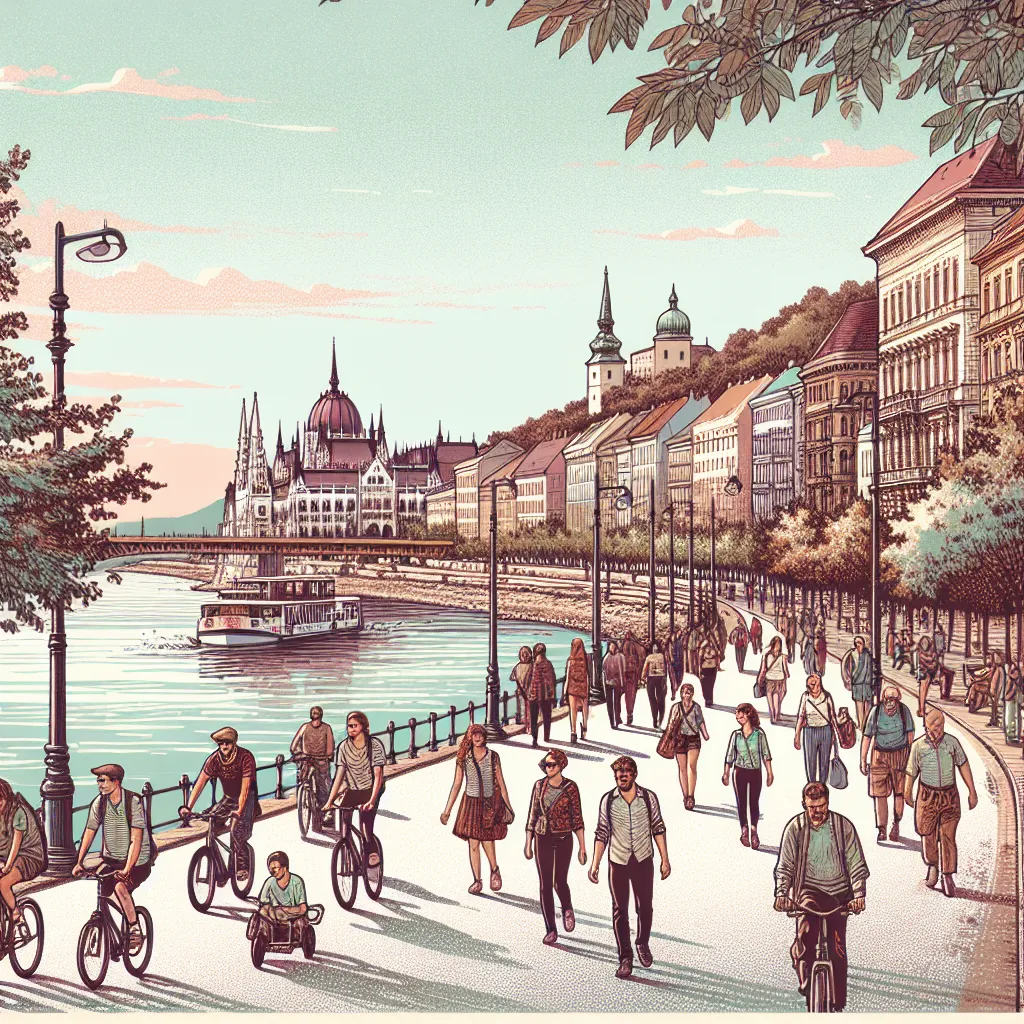 Uferpromenade in Budapest ab März nur noch für Fußgänger