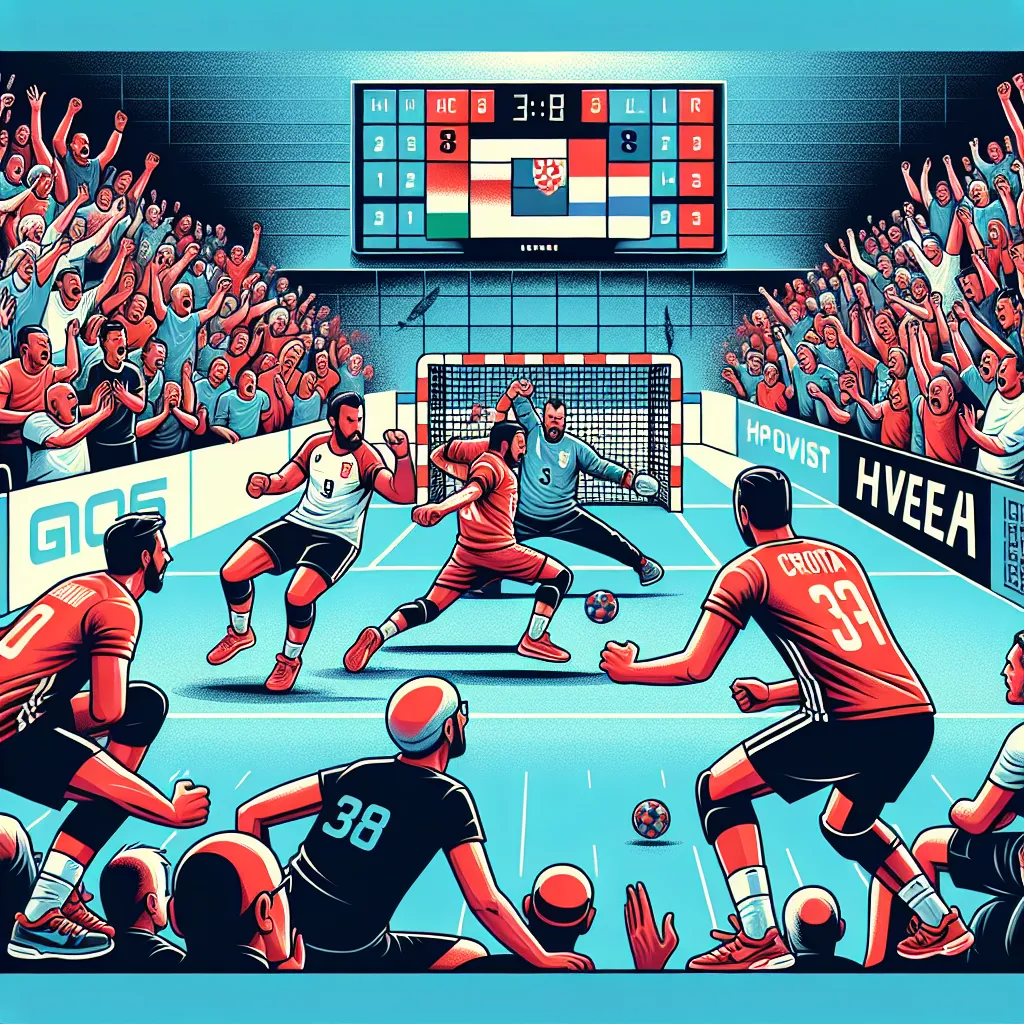 Ungarn knapp von Kroatien im Handball-Viertelfinale besiegt